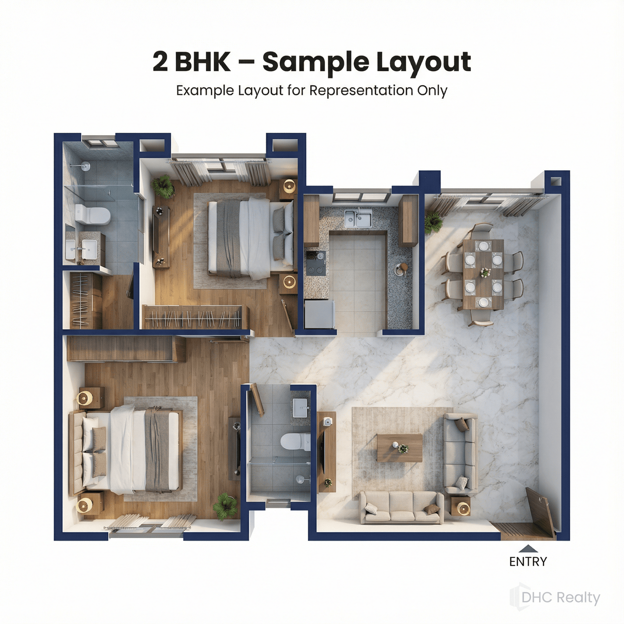 3 BHK Luxury Homes in Thane Kalpataru Parkcity Estella