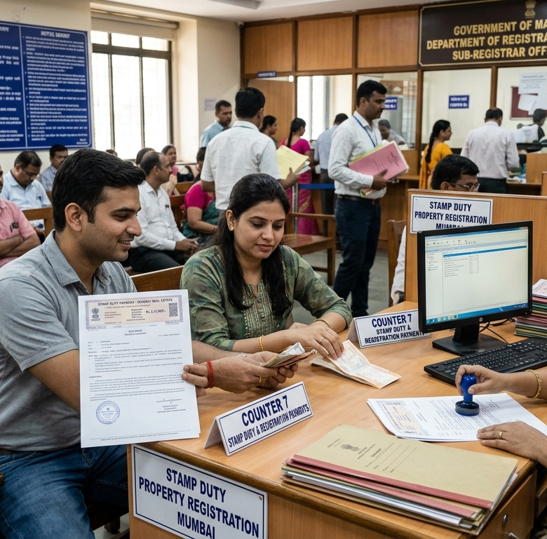 temp duty on real estate mumbai