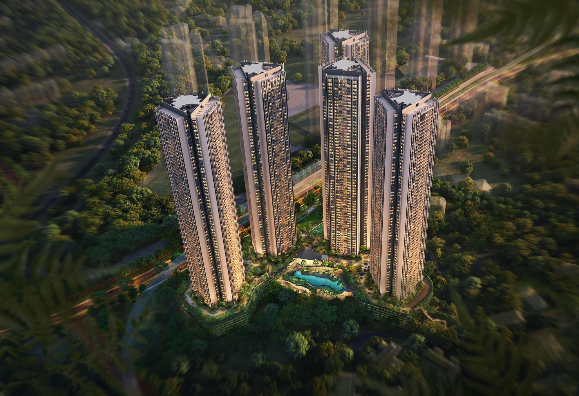 3 BHK In Thane – Jardin Oberoi Garden City Thane
