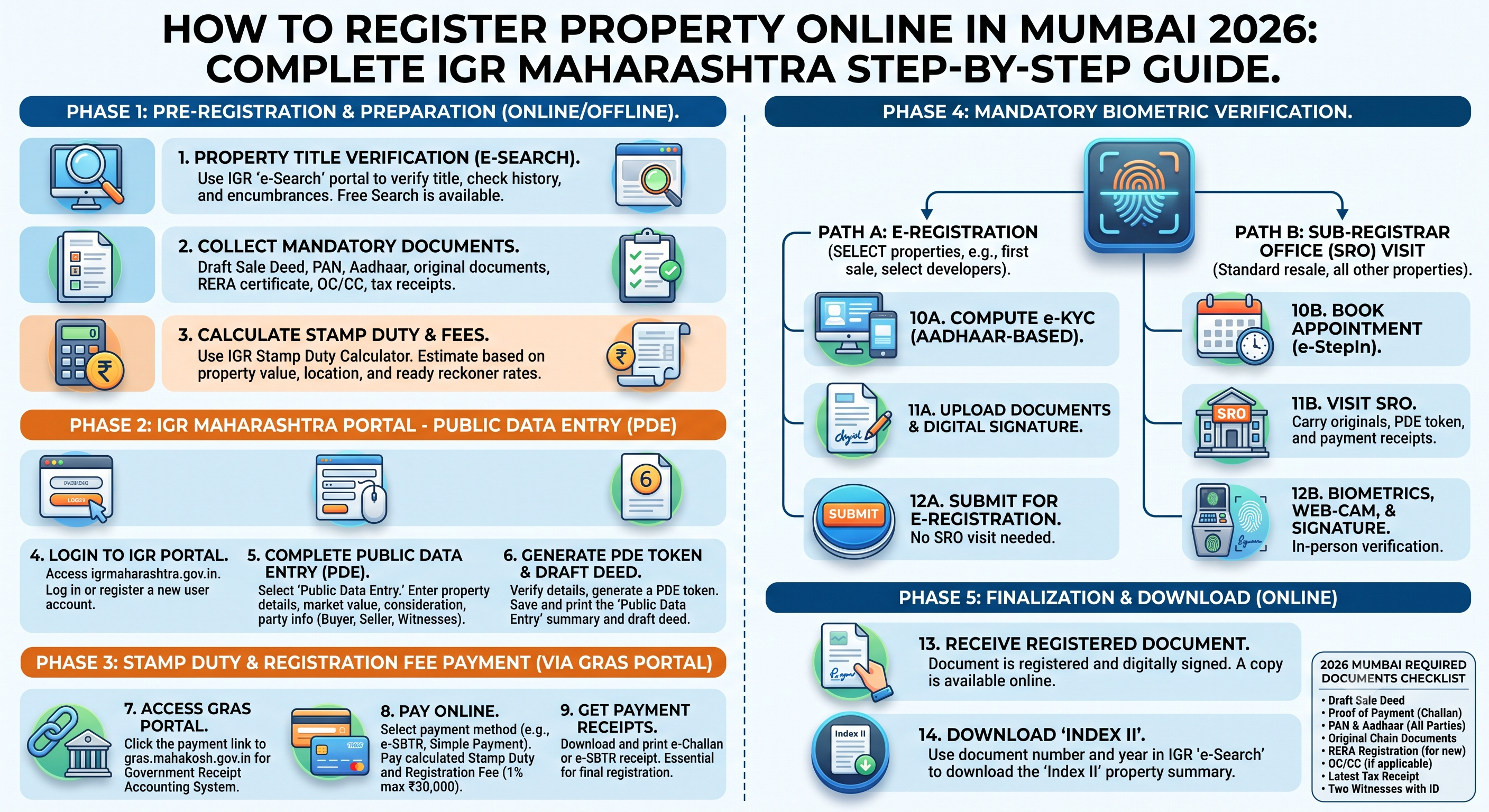 How to Register Property Online in Mumbai 2026: Complete IGR Maharashtra Step-by-Step Guide
